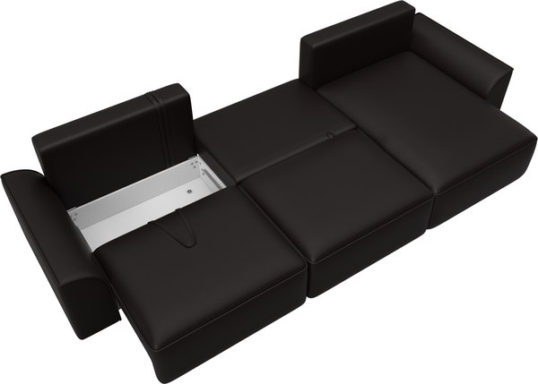 Диван угловой Лига Диванов Лига-048 лонг универсальный / 128495