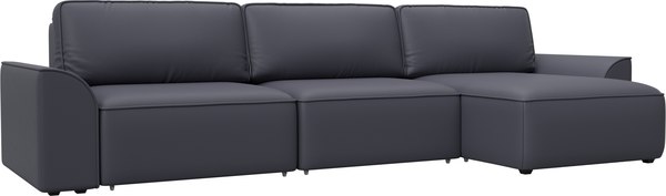 Диван угловой Лига Диванов Лига-048 лонг универсальный / 128498 - фото