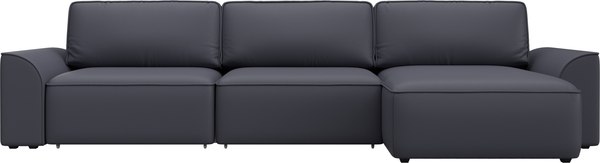 Диван угловой Лига Диванов Лига-048 лонг универсальный / 128498