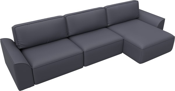 Диван угловой Лига Диванов Лига-048 лонг универсальный / 128498