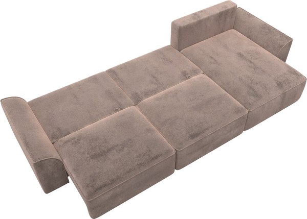 Диван угловой Лига Диванов Лига-048 лонг универсальный / 128500