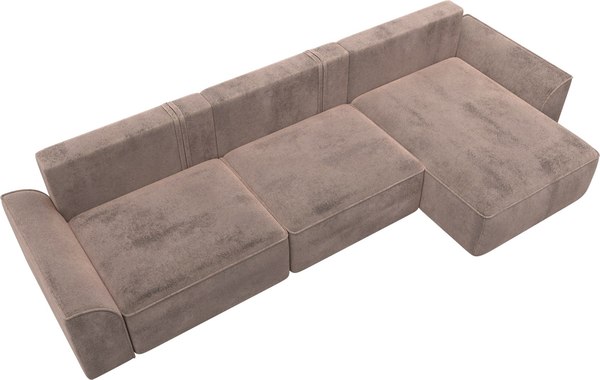 Диван угловой Лига Диванов Лига-048 лонг универсальный / 128500