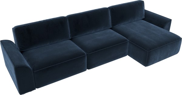 Диван угловой Лига Диванов Лига-048 лонг универсальный / 128501