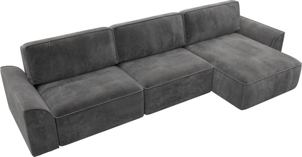 Диван угловой Лига Диванов Лига-048 лонг универсальный / 128502