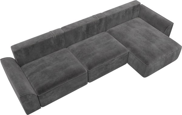 Диван угловой Лига Диванов Лига-048 лонг универсальный / 128502