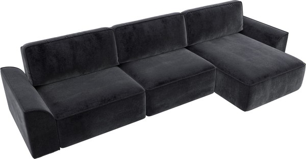 Диван угловой Лига Диванов Лига-048 лонг универсальный / 128503