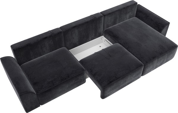 Диван угловой Лига Диванов Лига-048 лонг универсальный / 128503