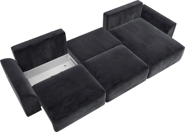 Диван угловой Лига Диванов Лига-048 лонг универсальный / 128503