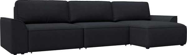 Диван угловой Лига Диванов Лига-048 лонг универсальный / 128504 - фото