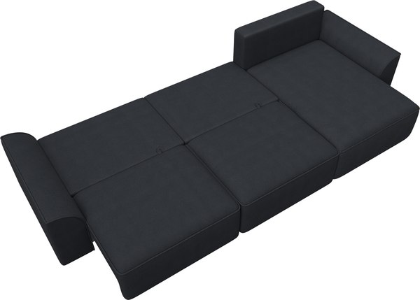 Диван угловой Лига Диванов Лига-048 лонг универсальный / 128504