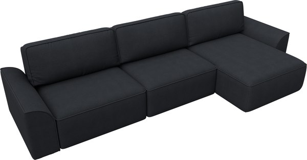 Диван угловой Лига Диванов Лига-048 лонг универсальный / 128504