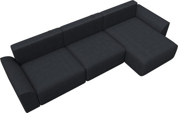 Диван угловой Лига Диванов Лига-048 лонг универсальный / 128504