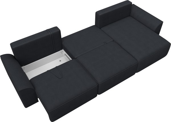 Диван угловой Лига Диванов Лига-048 лонг универсальный / 128504