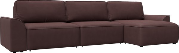 Диван угловой Лига Диванов Лига-048 лонг универсальный / 128505 - фото