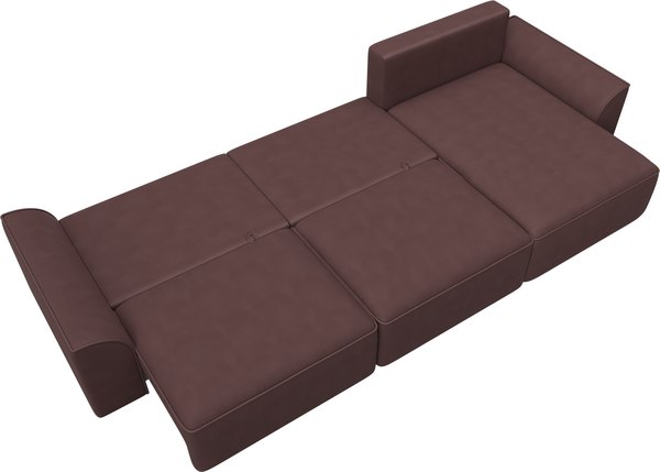 Диван угловой Лига Диванов Лига-048 лонг универсальный / 128505