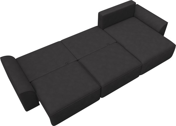 Диван угловой Лига Диванов Лига-048 лонг универсальный / 128506