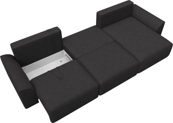 Диван угловой Лига Диванов Лига-048 лонг универсальный / 128506