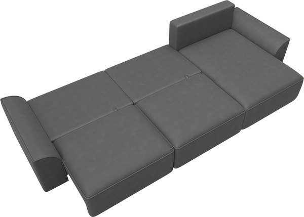 Диван угловой Лига Диванов Лига-048 лонг универсальный / 128507