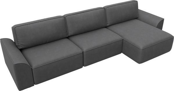 Диван угловой Лига Диванов Лига-048 лонг универсальный / 128507