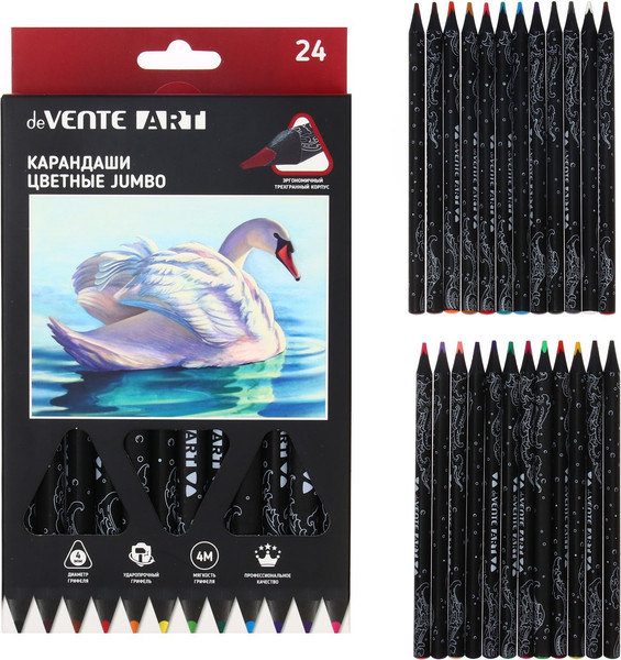 Набор цветных карандашей deVente Jumbo Art / 5024220