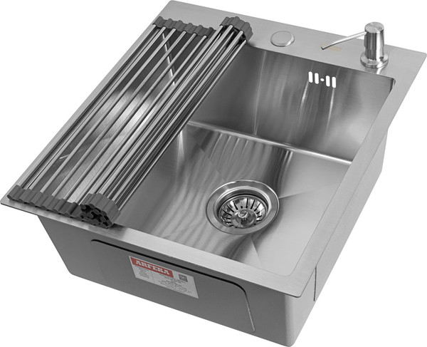 Мойка кухонная Arfeka Eco AR 45x50 + RM AR + DS AR - фото