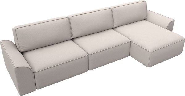 Диван угловой Лига Диванов Лига-048 лонг универсальный / 128508