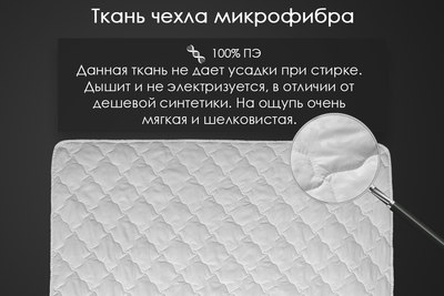 Наматрасник защитный Реноме Микрофибра 42/251 80x200