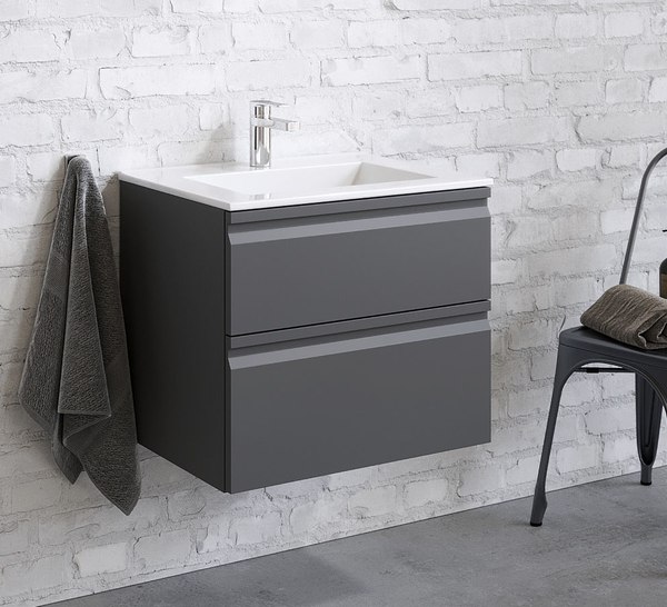 Тумба с умывальником Aquatek Вега AQ77060-MG - фото