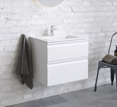 Тумба с умывальником Aquatek Вега AQ77060-MW - фото