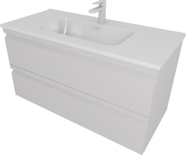 Тумба с умывальником Aquatek Вега AQ77100-LG - фото