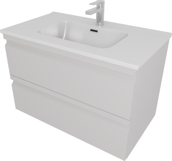 Тумба с умывальником Aquatek Вега AQ77080-LG - фото