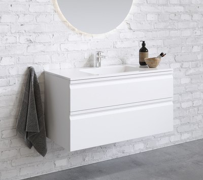 Тумба с умывальником Aquatek Вега AQ77100-MW - фото