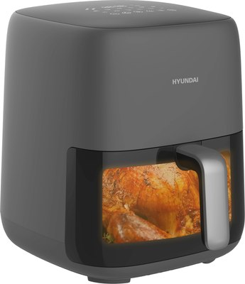 Аэрогриль Hyundai HYF-3008 (серый/черный)