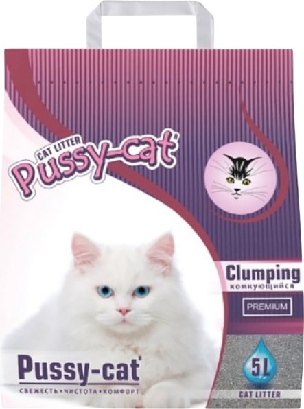 Наполнитель для туалета Pussy-cat Premium с ароматом лаванды / PUS011 - фото