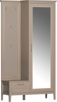 Секция в прихожую Black Red White Classic С вешалкой PPK1D1K/P - фото