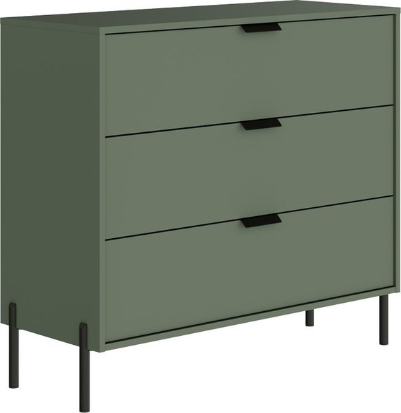 Комод Black Red White Paloma KOM3S - фото