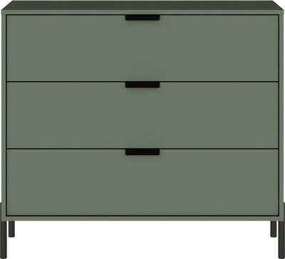 Комод Black Red White Paloma KOM3S