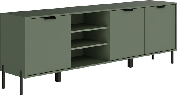 Тумба Black Red White Paloma RTV3D - фото