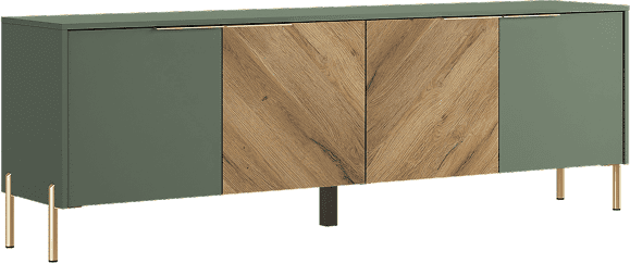 Тумба Black Red White Siena RTV4D - фото