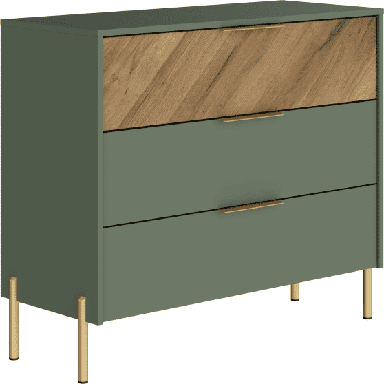 Комод Black Red White Siena KOM3S - фото