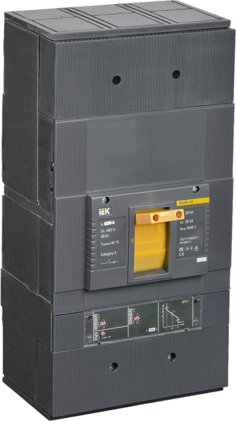 Выключатель автоматический IEK ВА88-43 3Р 1250А 50кА / SVA61-3-1250 - фото