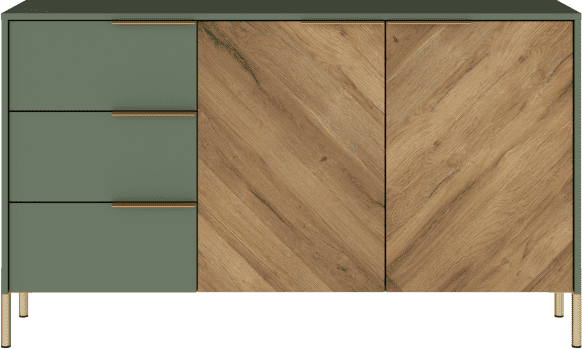 Тумба Black Red White Siena KOM2D3S