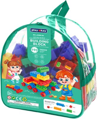 Конструктор PlayOkay Блочный - фото