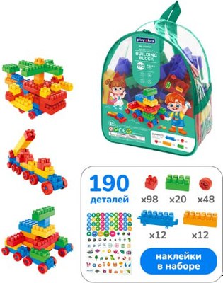 Конструктор PlayOkay Блочный