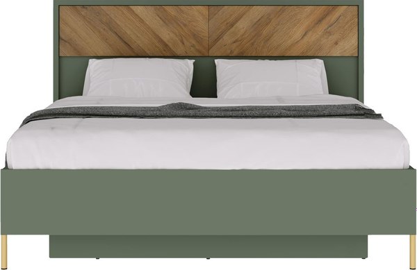 Двуспальная кровать Black Red White Siena с ПМ LOZ160x200