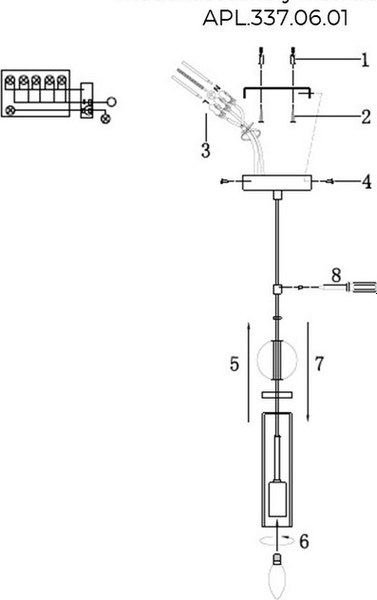 Потолочный светильник Aployt APL.337.06.01