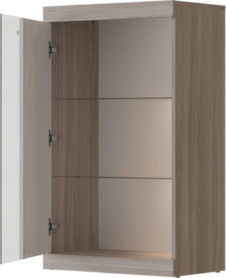 Тумба Black Red White Linn Со стеклом 100x60x36