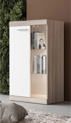 Тумба Black Red White Linn Со стеклом 100x60x36