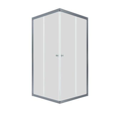 Душевой уголок Triton Вента-Хром-Вельвет 90х90 (без поддона) - фото