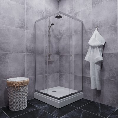 Душевой уголок Triton Вента-Хром-Вельвет 80х80 (с поддоном)